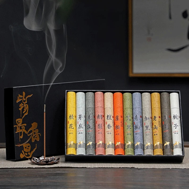 Coffret de 12 encens en bâtonnets