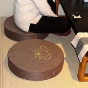 Coussin Lotus méditation, vue d'usage posture assise — VITALIA PARIS