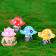 Kit jardin miniature féerique, petites maisons champignons décoratives — VITALIA PARIS