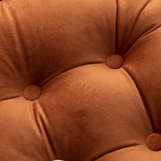 Coussin méditation velours, détail capitonnage et matière douce — VITALIA PARIS