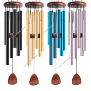 Carillon éolien rétro en tubes métalliques, plusieurs coloris — VITALIA PARIS
