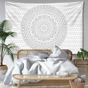 Tenture murale mandala motif bohème, ambiance zen apaisée — VITALIA PARIS