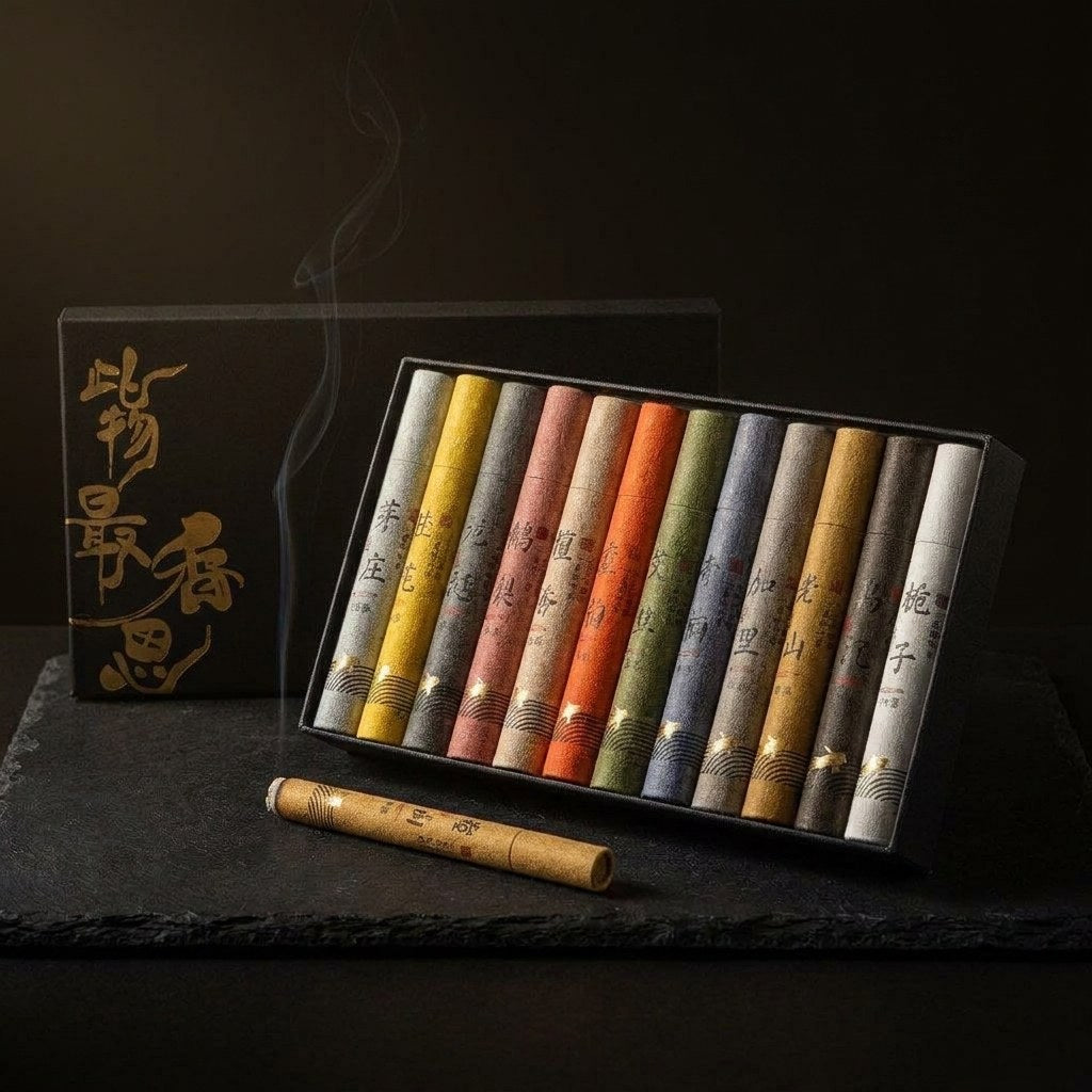 Coffret de 12 encens en bâtonnets