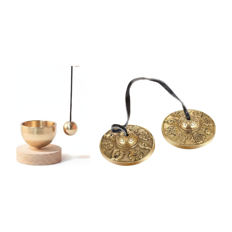 Coffret Son — mini bol chantant, maillet et tingsha