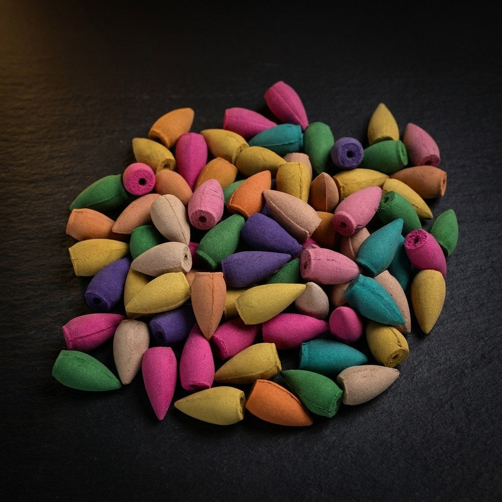 Cônes d'encens à reflux – lot de 100 ou 200