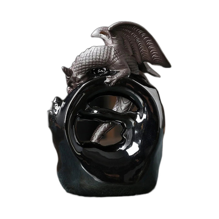 Dragon Imperial — Bruleur Encens Ceramique Prestige