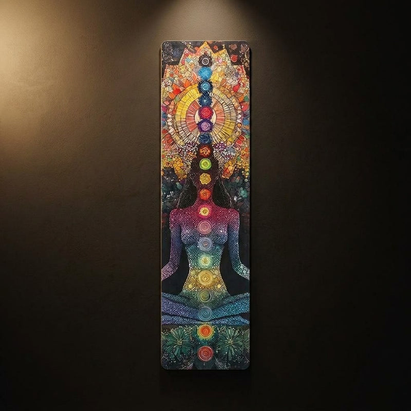 Tenture murale mandala verticale 40 × 150 cm