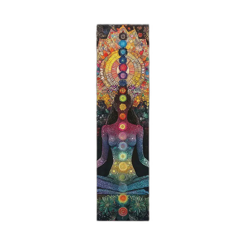 Tenture murale mandala verticale 40 × 150 cm