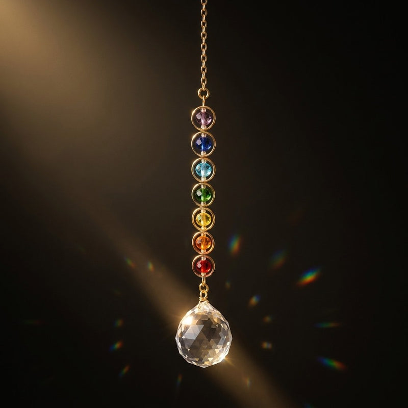 Mobile attrape-soleil en cristal