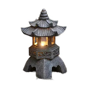 Pagode Imperiale — Lanterne Zen Pierre Effet Ancien