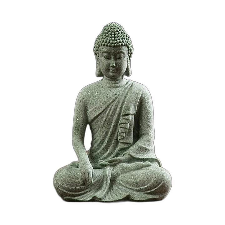 Statue Esprit — Bouddha Grès Zen Méditation 10 cm